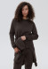 Natural color basic women three-thread insulated sweatshirt